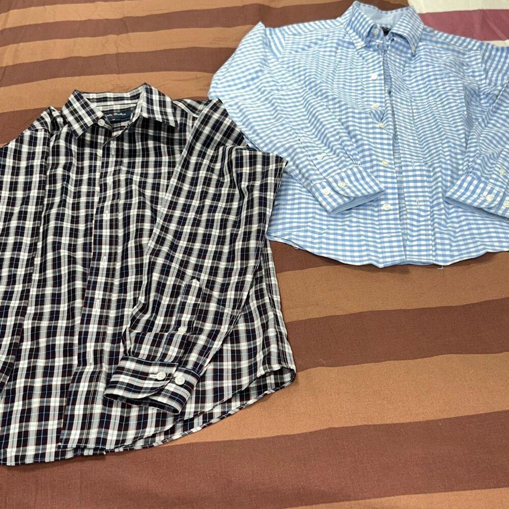 Brooks brothers boys dress button down shirt lot size medium 10/12